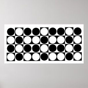 Mood Dots Noir & Blanc Designer Impression