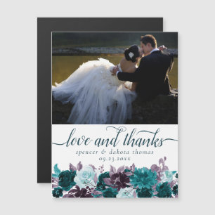 Moody Boho   Magnet de Merci photo Turquoise viole