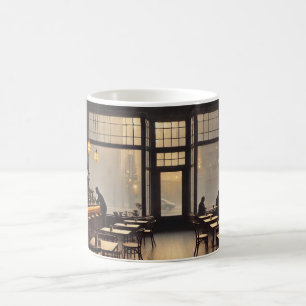 Moody Cafe à San Francisco Mug Postcard