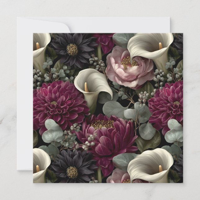Moody Floral avec Dahlias et Calla Lilies (Devant)