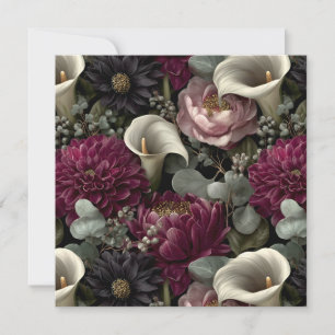 Moody Floral avec Dahlias et Calla Lilies