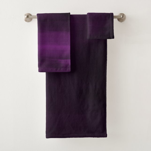 Moody foncé Purple Plum Moderne Aquarelle Chic (En situation)