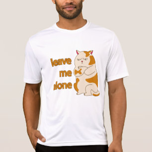 Moody gros chat me laisser seul T-shirt