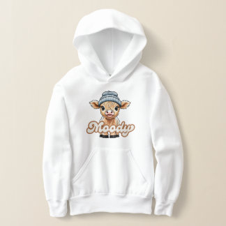 Moody Highland Cow Kids Sweat - shirt à capuche Sw