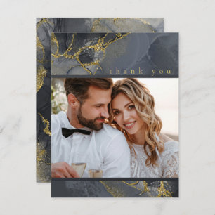 Moody Ink Charcoal Gold Merci Abstrait ID988