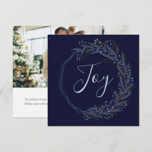 Moody moderne Botanique Noël Fête de la couronne