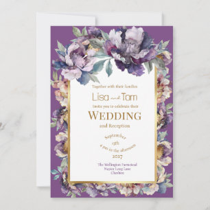 Moody Soft Goth Faire-part de mariage