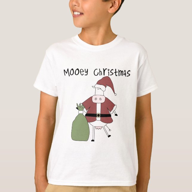 Mooey Cow T-shirts et cadeaux de Noël (Devant)