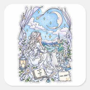 Moon Child™   Autocollant de personnage original c