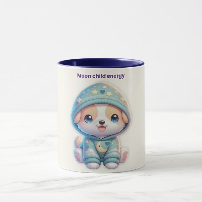 Moon Child Energy Dog Mug (Centre)