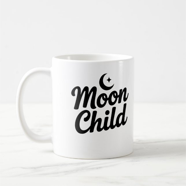Moon Child Mug - Crescent Céleste Moon Cup (Gauche)