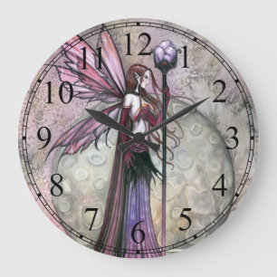 Moon Dream Fairy Fantay Art Horloge