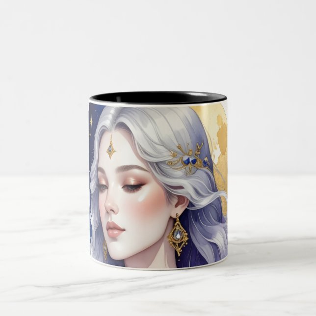 Moon Goddess Mug - Celestial Divine Feminine  (Centre)