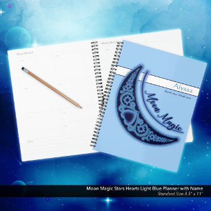 Moon Magic Stars Hearts Celestial Love Name