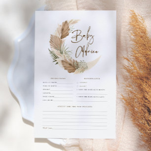Moon Palm & Pampas Baby Prediction & Conseils Jeu