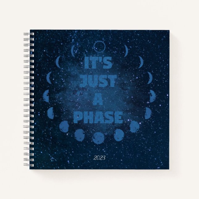 Moon Phases Journal et Sketbook (Devant)