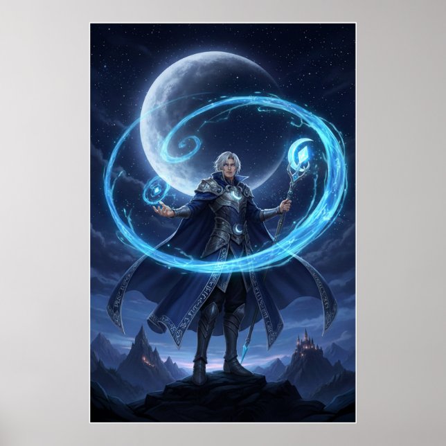 Moonbound Arcane Mage Poster Art (Devant)