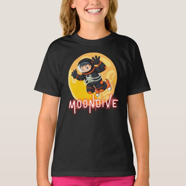 MOONDIVE - T-shirt ASTRONAUT SPACE (Devant)