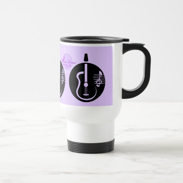 MoonDreams Musique Guitares Voyager Mug (Droite)