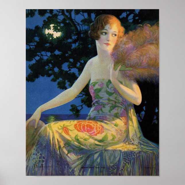 Moonlight And You - Edward Mason Eggleston Poster (Devant)