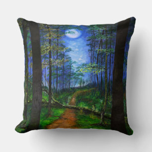 Moonlit Abandon Original Art Accent Coussin