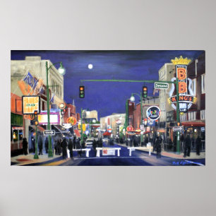 Moonlit Memphis Poster