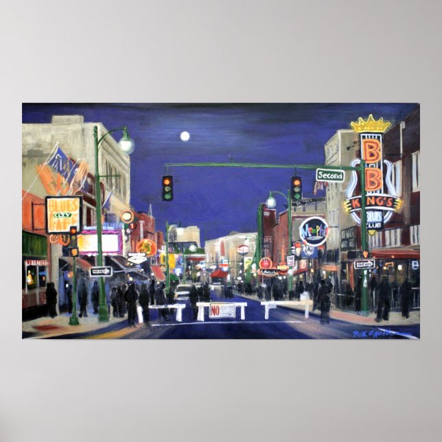 Moonlit Memphis Poster (Devant)