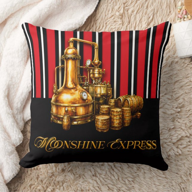 Moonshine Express Oreiller de Luxe Design ! (Couverture)
