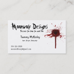 Moonwolf conçoit le carte de visite