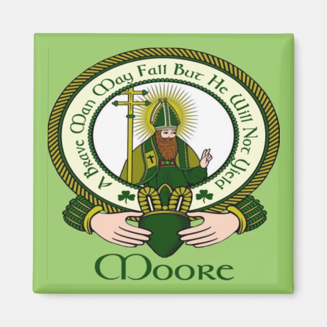 Moore Clan Motto Magnet (Devant)