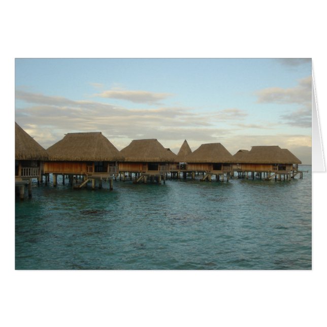 Moorea Huts à Dusk (Devant horizontal)