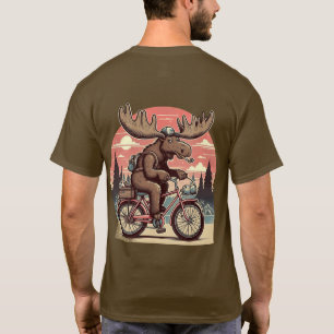 Moose à vélo T-shirt classique