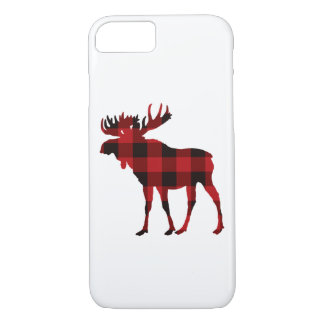Moose coque iphone Buffalo Plaid Christmas Moose