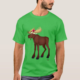 Moose de Noël - T-shirt