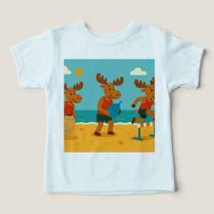 Moose en Mouvement – T-Shirt d'été des Jeux Olympi