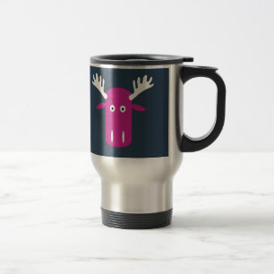 Moose Head Pop Art personnalisé monogramme tasses