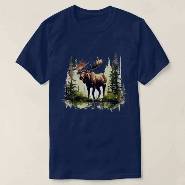 Moose Lover TShirt 5 (Design devant)