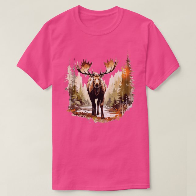 Moose Lover TShirt 7 (Design devant)