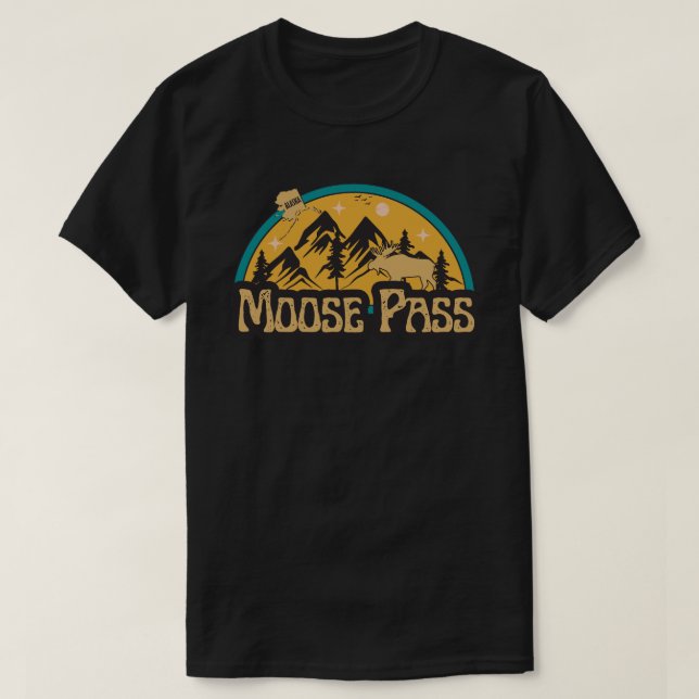Moose Pass, T-shirt Alaska-Shirt (Design devant)