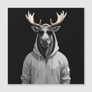 Moose Portant Sweat - shirt à capuche Drôle Cool a
