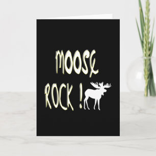 Moose Rock ! Carte de vœux