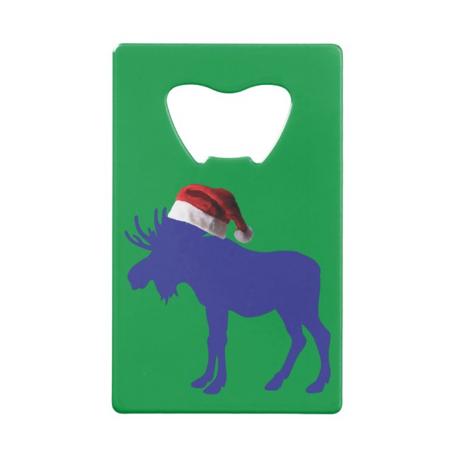 Moose violette avec Casquette du Père Noël (Dos)