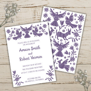 MORADO OTOMI MEXICANO FAIRE-PART