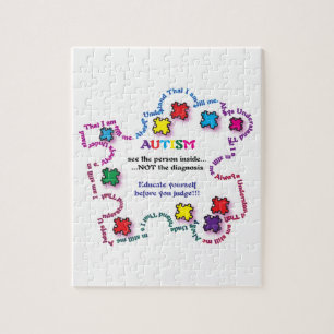 Morceau de puzzle d'autisme