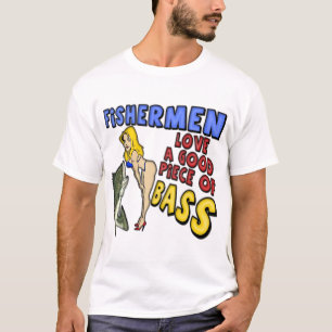 Morceau de T-shirts et de cadeaux de pêche au bar