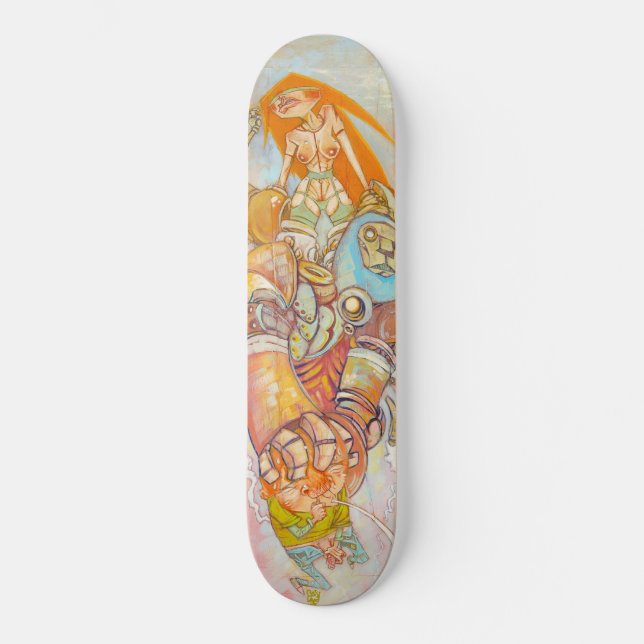 "More Than Meets Hentai" Deck de skateboard (Recto)