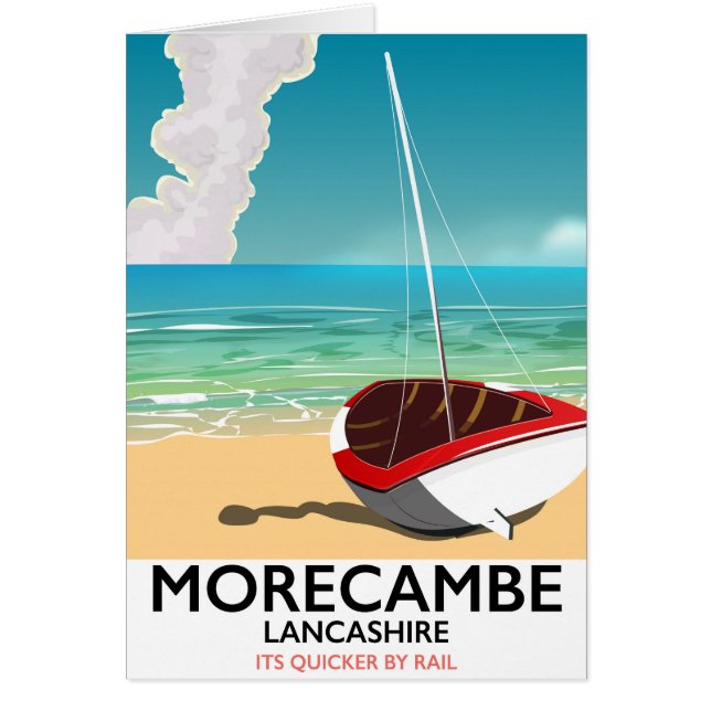 Morecambe, Lancashire poster de voyage en bord de  (Devant)