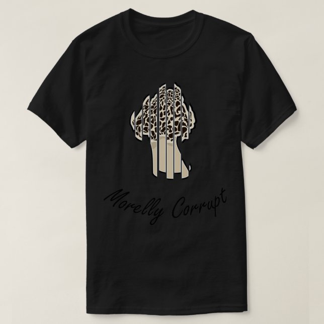 Morelly Corrupt Mushroom Pun Classic TShirt (Design devant)