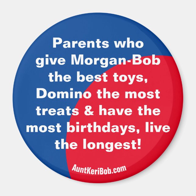 Morgan-Bob Domino Magnet Parents (Devant)