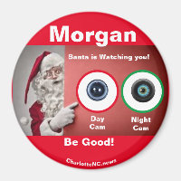 MORGAN Père Noël regarde Magnet